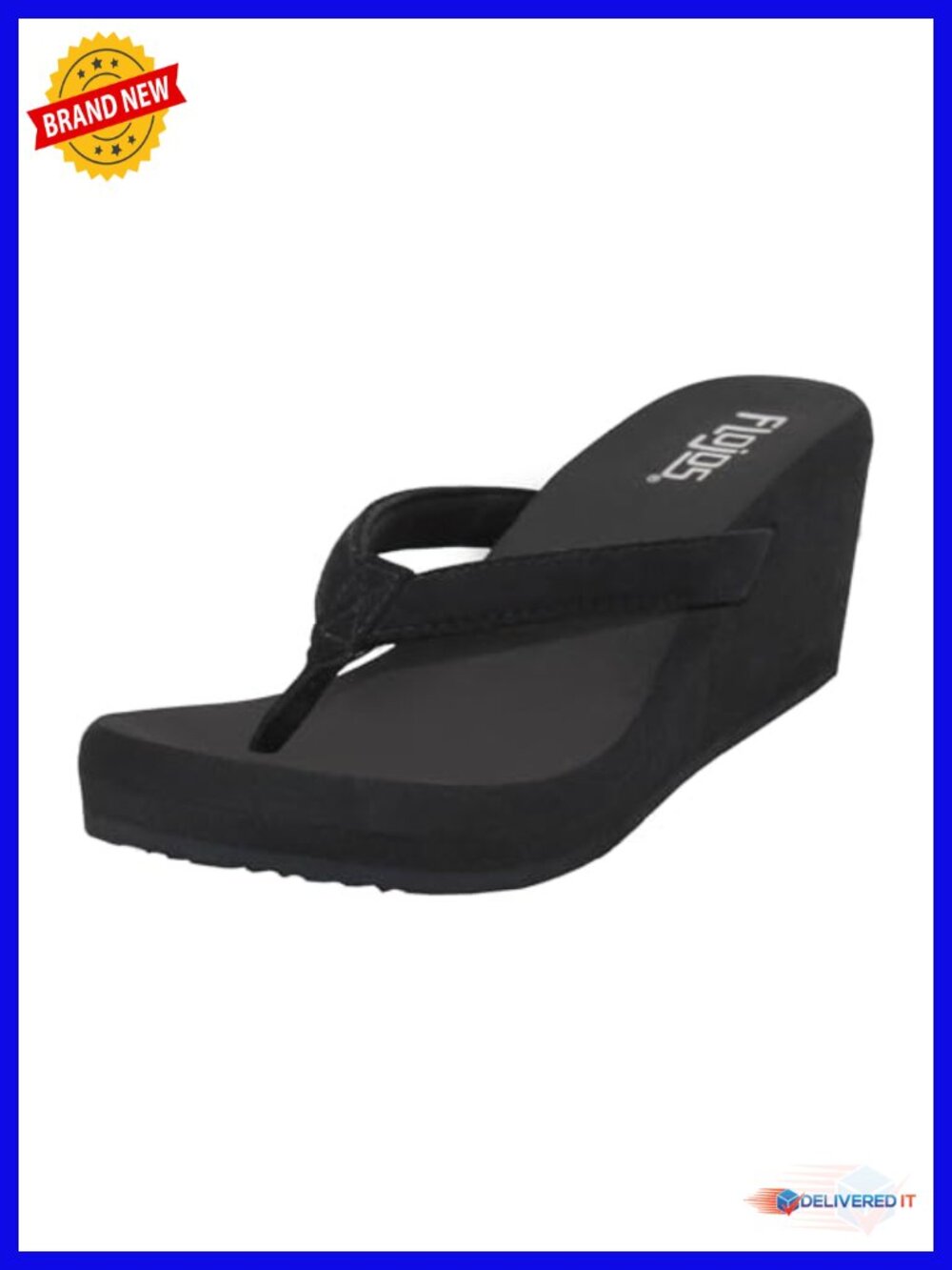 Wedge Sandals with Arch Support - Slip On Heeled Sandals